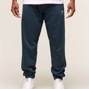Gymshark Navy Essential baggy Joggers cuffed Men M